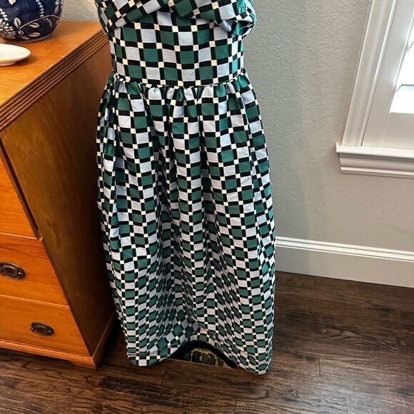 NWT STINE GOYA Arya Pattern Jacquard Fit
Flare Dress-A14 - Picture 6 of 10